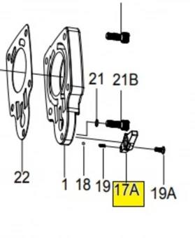 KING TONY Ручка реверсного переключения для 33841-ххх | 33841-A17A