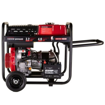 Дизельний генератор КВІТКА PRO SCD4500E + олива (4 кВт) (110-7009)