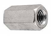 Гайка втулка шестигранная удлиненная, высокая нержавеющая М 12 DIN 6334