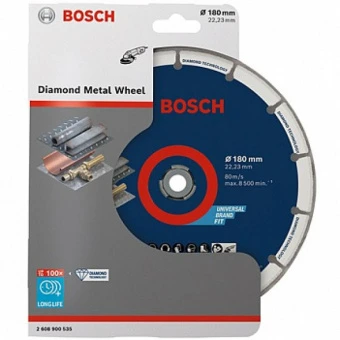 Диск алмазний Bosch Expert Diamond Metal Wheel (180x22.23 мм) (2608900535)