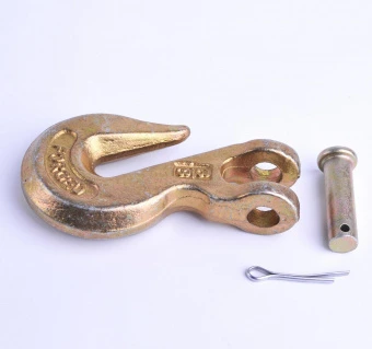 Крюк крановый с серьгой G-70, кованый, 5/8"
