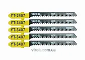 YATO Полотно для електролобзика(дерево) YATO : 13TPI, L= 75 мм. Уп. 5 Шт.  | YT-3407