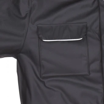 YATO Костюм з капюшоном водонепроникний YATO,розм.XXXL,100%поліестр покритий PU,3 кишені,з вент.отво