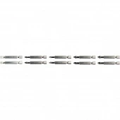 YATO Набір насадок викруткових YATO : SL5, SL6, PH1/1, PH2/2, PZ1/1, PZ2/2, L= 50 мм. 10шт.  | YT-04