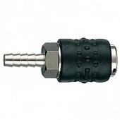 ANI Spa Разъём б/с 17/E D.8, тип "мама", соед. "ёлочка" под резиновый шланг с внутр. Ø8мм, обрезинен