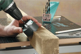 Wolfcraft accumobil - мобильная помощь при сверлении Ø 4, 5, 6, 8, 10 // 4685000