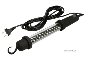 VOREL Світильник переносний з гачком, світлодіодн, електромер. 230В ; P= 4,5Вт, яскрав. P= 400lm | 8