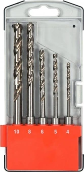 YATO Свердла по металу SDS+ YATO: Ø= 4.0- 10.0 мм, HSS 6542. набір. 5 шт  | YT-40050