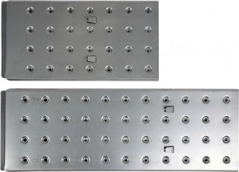 VOREL Панелі підстильні до драбини 17704 : 56 х 29.5 см і 83 х 29.5 см, зі сталевої бляхи, 2 шт  | 1