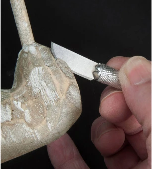 STANLEY STHT0-73872 Набор скальпелей "Hobby", 12 различных типов лезвий, две рукоятки, в кейсе.