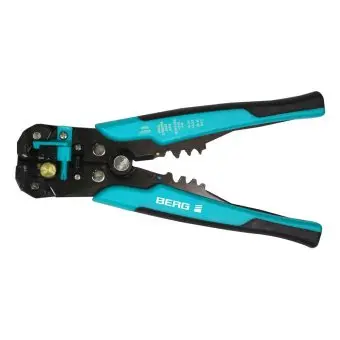 Автоматичні кліщі для зняття ізоляції та обжиму, 205мм Berg | 44-812