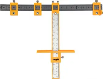 VOREL Шаблон для розмічання отворів з радіуом 200 мм; метрична і дюймова шкали  | 18180