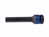 KING TONY Насадка (бита) ударная торцевая 1/2", HEX, 6 мм, L = 100 мм | 406506M