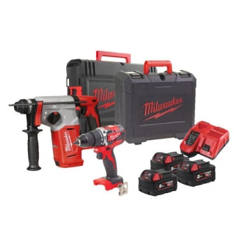 MILWAUKEE Набор инструментов M18 PP2PA-503X M18 Combo Kit IN2 | 4933479531