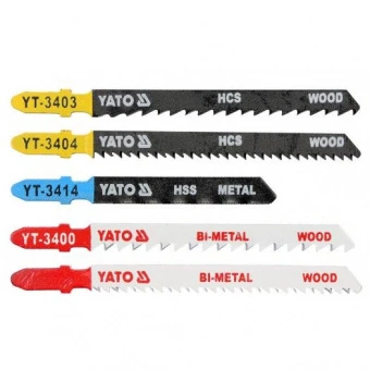 YATO Полотно для електролобзика YATO "MIX" : L=75-100 мм. Набір 5 Од.  | YT-3445