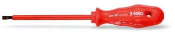 FELO Отвертка высоковольтная 1000V 4,0х0,8х100х80 мм. // 61304090