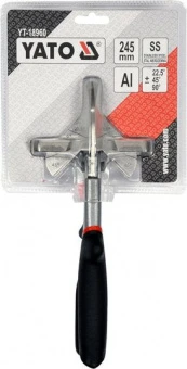 YATO Ножиці для пластику, гуми, вінілу YATO : L= 245 мм, для різання під кутом 22.5° і 45°, CrV  | Y