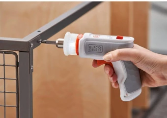 Акумуляторна викрутка  BLACK+DECKER 3,6 В, 180 об/хв, 5.5Нм,стандарт с LED подсветкой