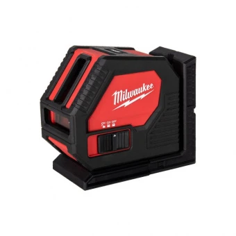 MILWAUKEE Аккумуляторный лазерный нивелир на батарейках AA CLL-C с зелёным лучом | 4933478753