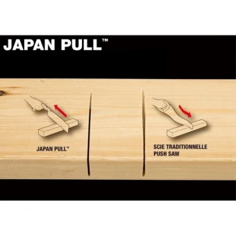TAJIMA Japan Pull 265 Ручная пила, прямая ротанговая рукоятка, 265 mm, JPR265C