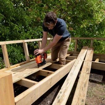 Пістолет цвяхозабивний BLACK+DECKER,18 В, 16-50 мм, 3 кг, без акумуляторів та зарядного пристрою