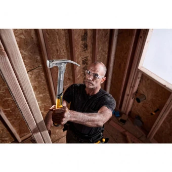 DeWALT Молоток "RIP-CLAW", суцільнометалевий, вага головки 340 г, з прямим цвяходером,  370 мм.