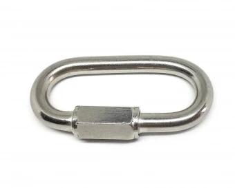 Карабин винтовой из нержавеющей стали (разборное звено) /// 8253