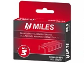 Скобы для степлера Miles № 3 - 14 мм, 1000 шт, Rapid 53, ширина - 11,40 мм, толщина - 0,75 мм