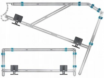 Wolfcraft Шаблон - трафарет для сходів // 5210000