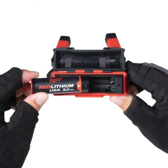 MILWAUKEE Ліхтар світлодіодний акумуляторнийз кріпленням на шию, L4 NL400-301 | 4933479898