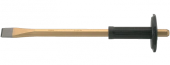 BAHCO 3736MH-300 Зубило по бетону плоское 300х26 мм с фартуком для защиты; полированная CrV сталь.