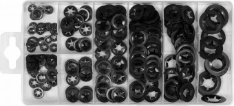 YATO Шайби фіксувальні сталеві YATO: М3- М12, 260 шт  | YT-06860