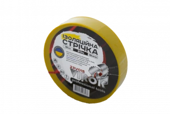 VIROK Стрічка ізоляційна : 18 мм 20 м x 0,18 мм ЖОВТА  | 23V015