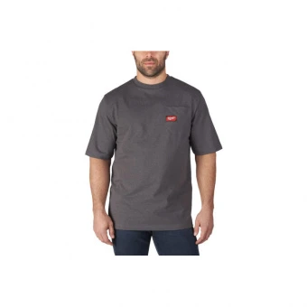 MILWAUKEE Футболка с короткими рукавами серая WTSSG-S 4933478231 | 4933478231