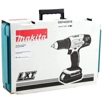 Акумуляторний дриль-шуруповерт Makita DDF453SYE (18 В, 2х1.5 А*год, 42 Н*м)