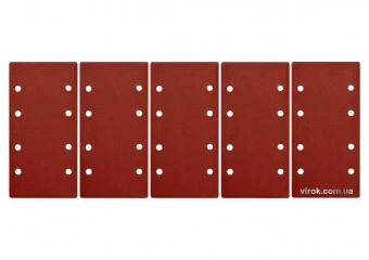 YATO Папір шліфувальний з липучкою YATO: 93 х 187 мм, Р240, до YT-82230, 5 шт  | YT-83808