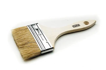 Кисть флейцевая натуральная щетина эконом 4'' СИЛА