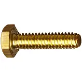 DIN 933 Болт латунный с шестигранной головкой полная резьба M 8x10