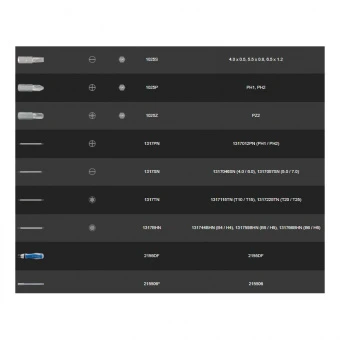 KING TONY Набор отверток 16 в 1 (PH,PZ,SL,Hex,Torx) в тубусе | P32526MRN
