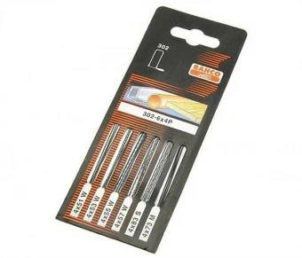 BAHCO 302-6X4P Набор полотен до лобзика 130 мм; металл, дерево, пластмасса; 6х4 шт.