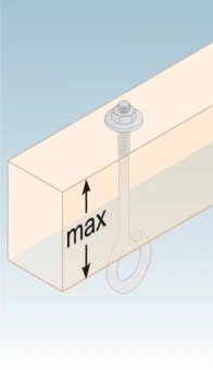 Domax MHD 120 Крепление для качелей 120, M12