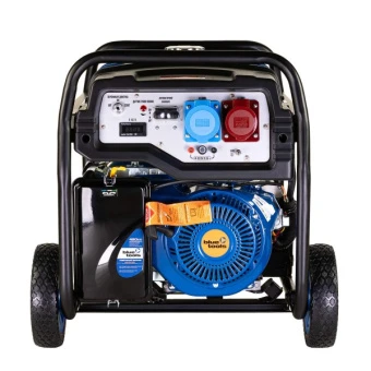 Бензиновий генератор BLUETOOLS BG8000E3 + олива (7 кВт, ~3ф, 400 В) (220-7006)