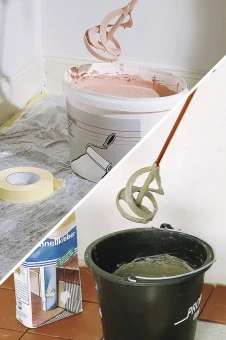 Wolfcraft миксер для красок и строительных растворов Ø 60 x 400 // 1704099