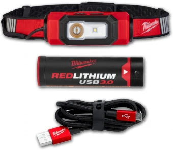 MILWAUKEE Ліхтар світлодіодний акумуляторнийдля кріплення на каску, L4 HL-VIS-301 | 4933479768