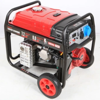 Бензиновий генератор КВІТКА PRO SC9000E + олива (8 кВт) (110-7007)