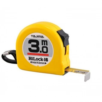 TAJIMA Рулетка универсальная HI LOCK, H6P30MY - 3м x 16мм