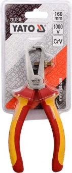 YATO Щипці для зняття ізоляції YATO : L= 160 мм, до 1000V  | YT-21160