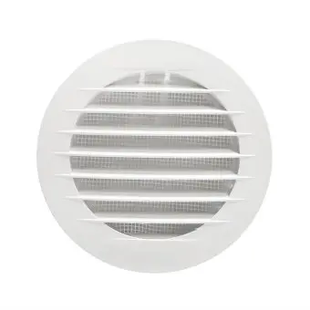 Решітка вентиляційна кругла d 184 мм, з сіткою, нахилені жалюзі, фланець d 150 мм Air | 61-192