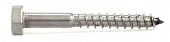 Шуруп по дереву нержавеющий с шестигранной головкой  8х100 DIN 571