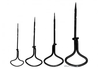 VOREL Бури ручні по дереву , Ø= 2, 3, 4, 5 мм, l= 100- 140 мм, 4 шт.  | 22431